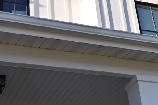 Permanent lights blending into the roofline in daylight 5